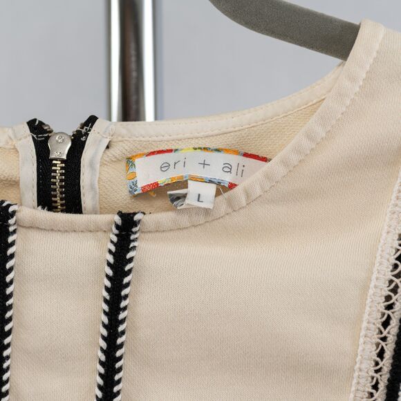 Anthropology Eri + Ali long sleeve top size L - Picture 3 of 8